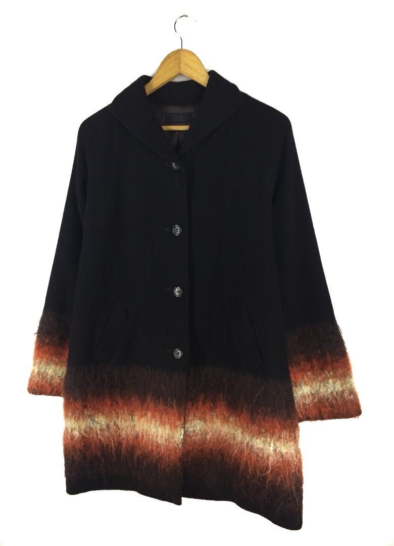 Romeo Gigli GIGLI FUZZY MOHAIR LONGCOAT Size US M / EU 48-50 / 2 - 2 Thumbnail