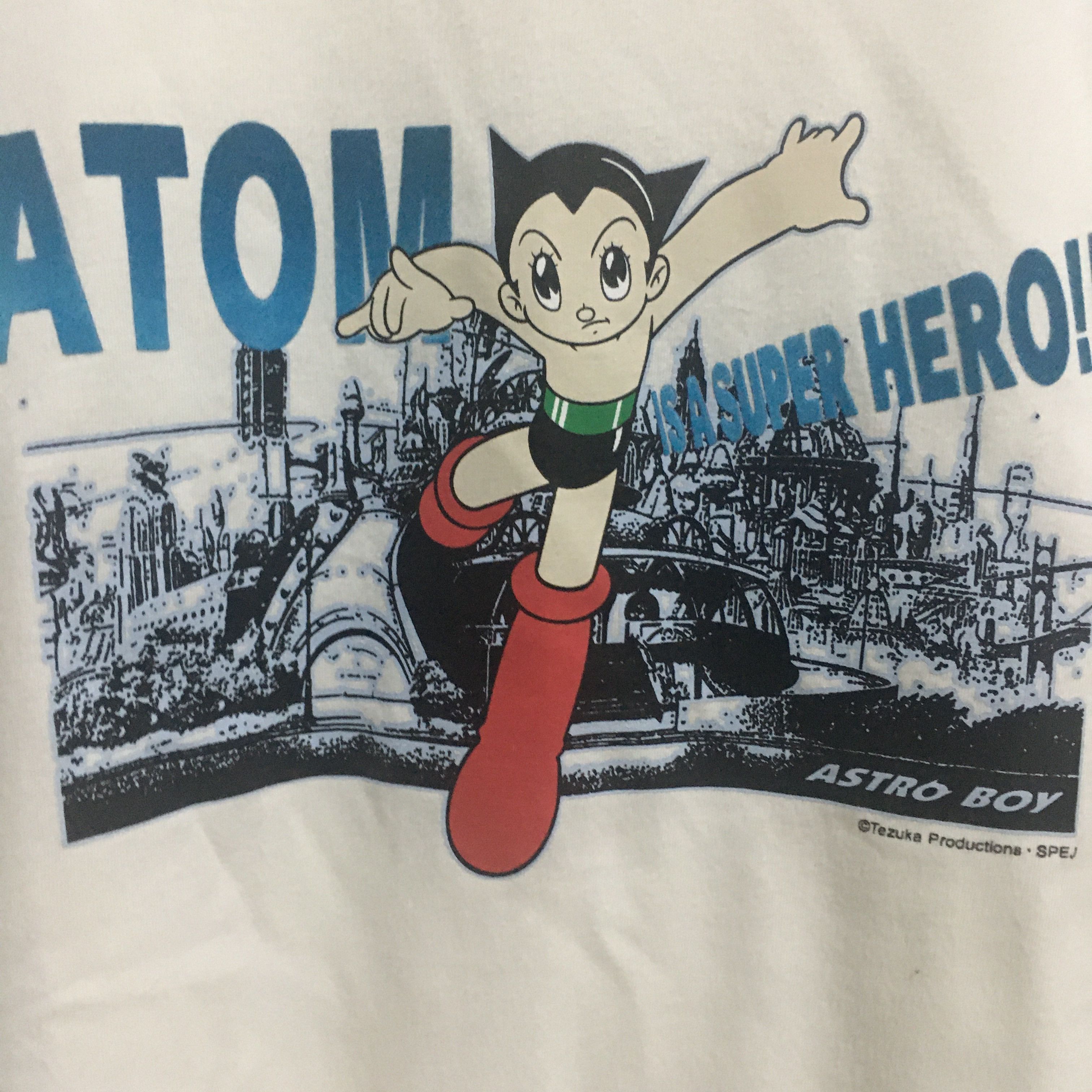 Anime × Cartoon Network × Vintage VINTAGE x AstroBoy x Anima x Japanese Anime Tshirt Size US L / EU 52-54 / 3 - 3 Thumbnail
