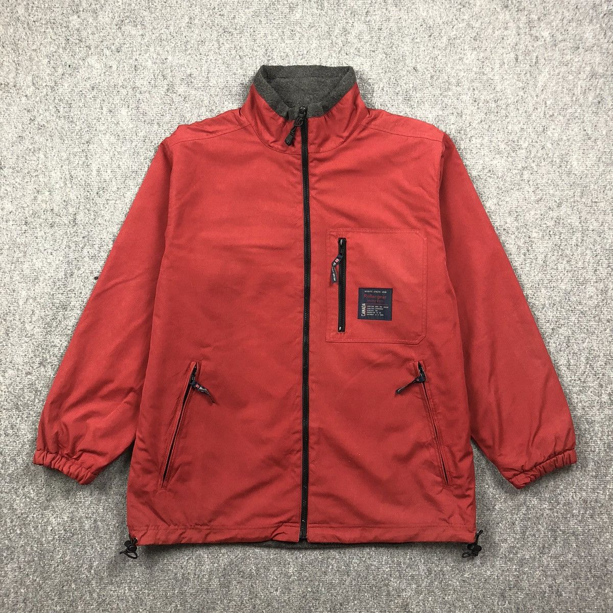 image of Roller Gear Canada Designer Reversible Jacket in Red, Men's (Size Medium)