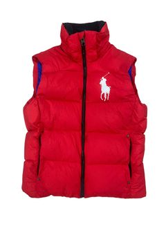 Vintage Polo Ralph Lauren Puffer Vest USA Down Hill Alpine Big Pony Ski 67