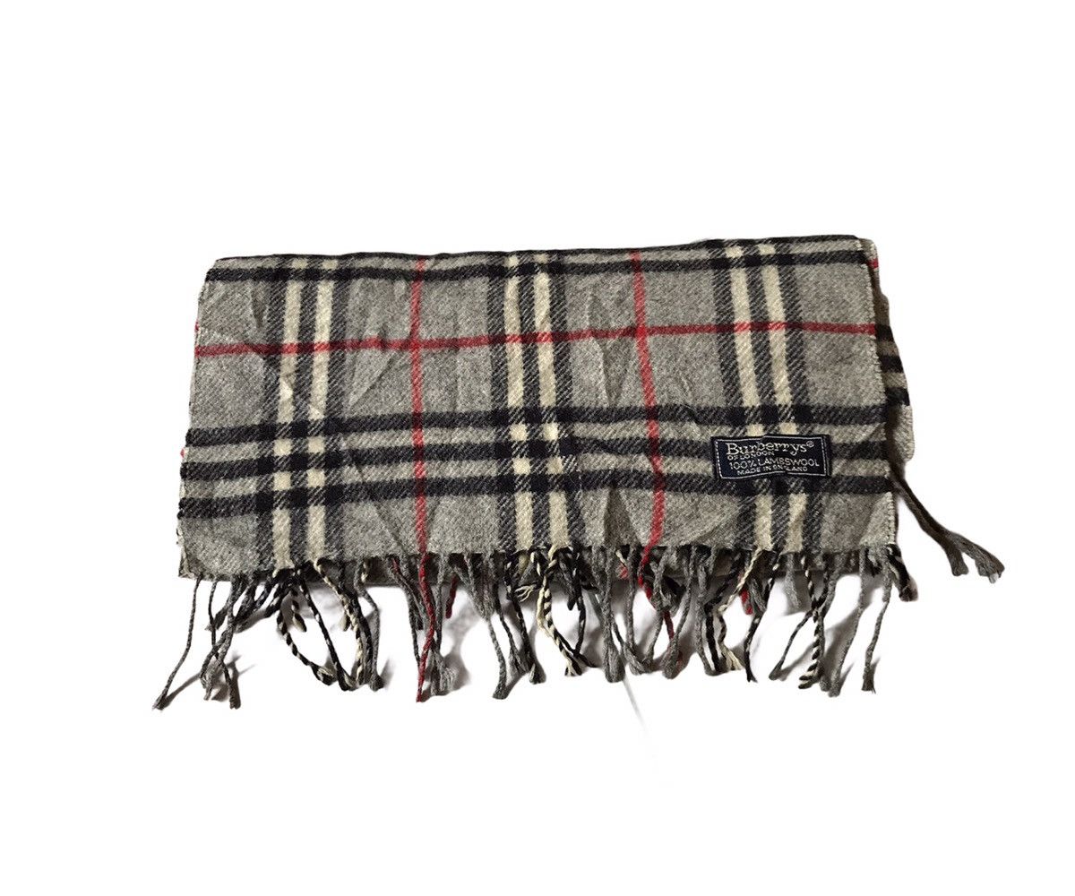 Burberry BURBERRY WOOL SCARF MUFLER Size ONE SIZE - 6 Thumbnail