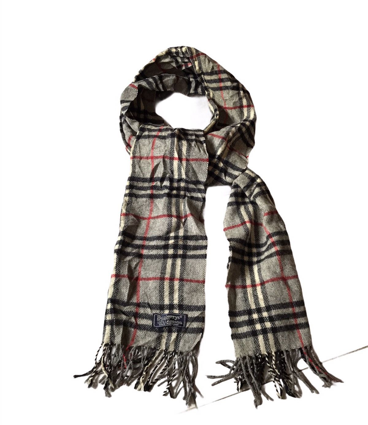Burberry BURBERRY WOOL SCARF MUFLER Size ONE SIZE - 2 Thumbnail