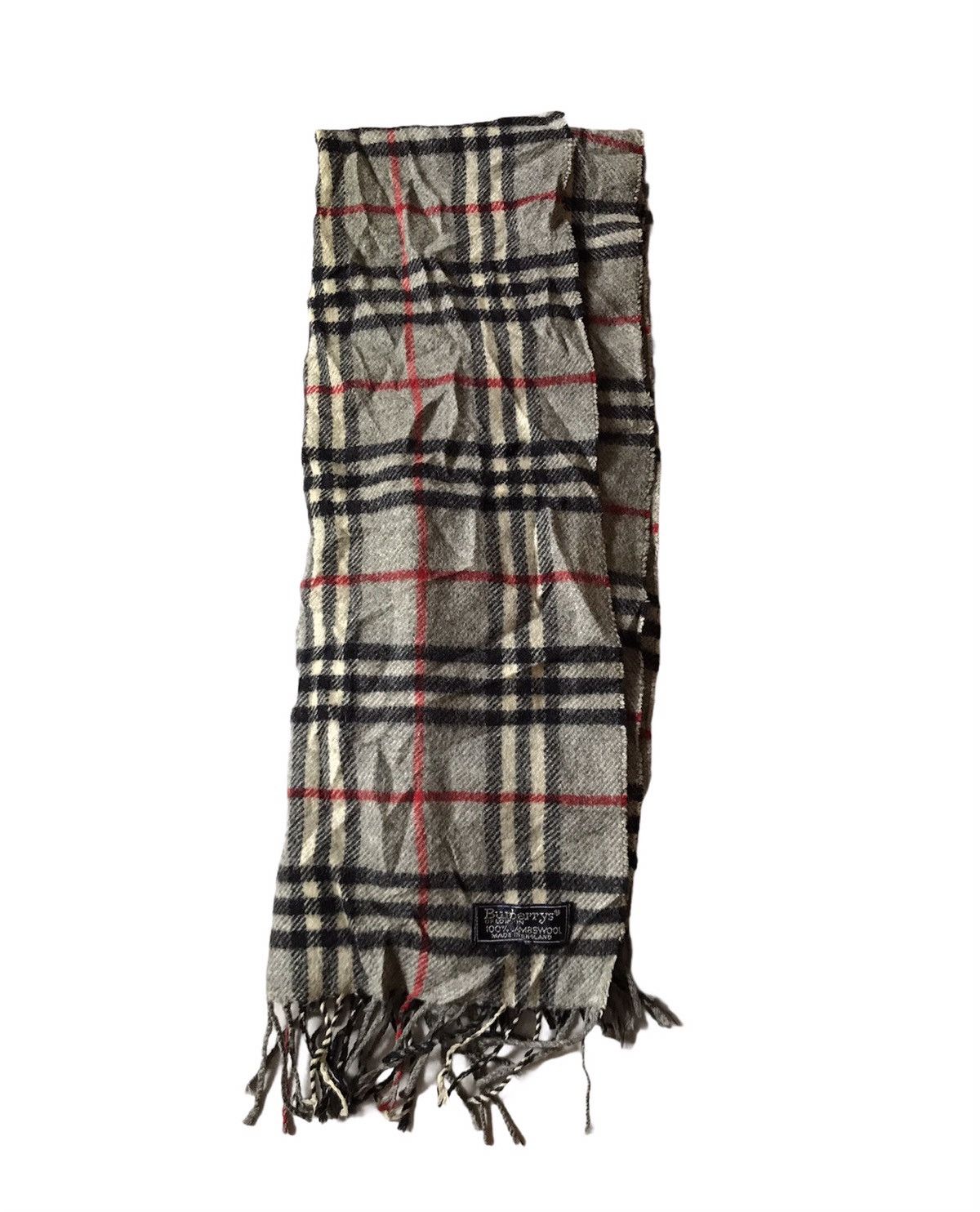 Burberry BURBERRY WOOL SCARF MUFLER Size ONE SIZE - 3 Thumbnail