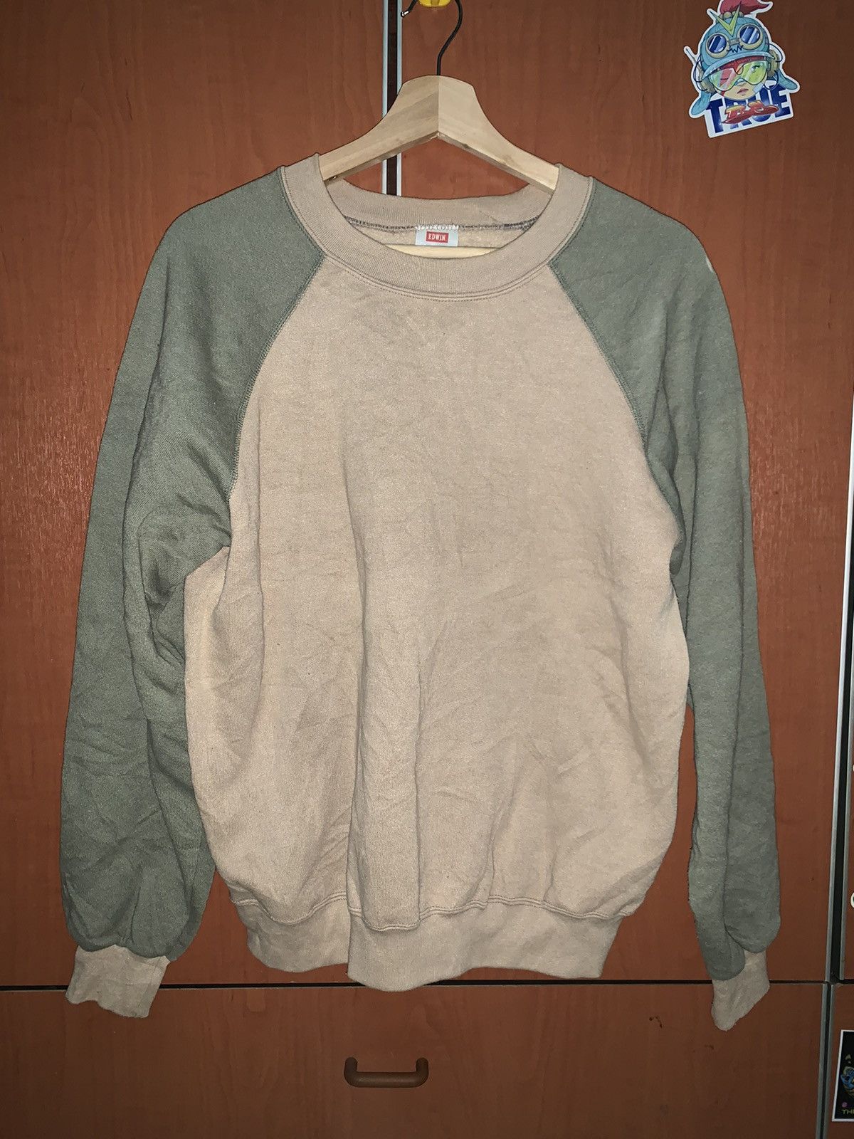 Edwin × Vintage Vintage EDWIN plain PullOver Sweatshirt Size US M / EU 48-50 / 2 - 1 Thumbnail