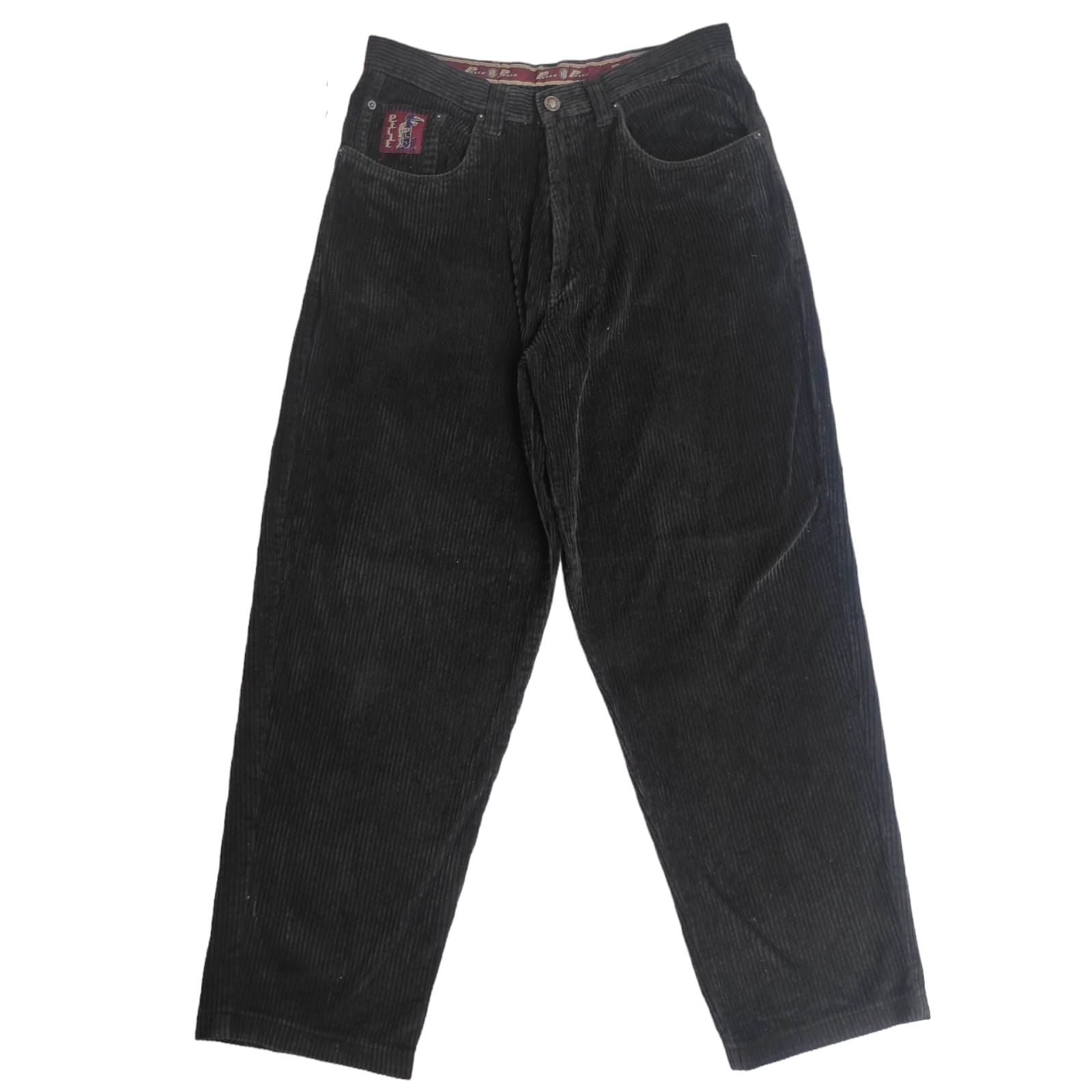 image of Corduroi Club x Marc Buchanan Pelle Pelle Corduroy Pants Size 32 in Black, Men's