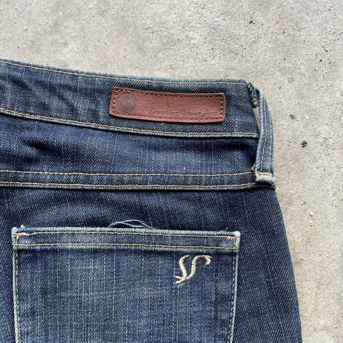 Japanese Brand Vintage Vienus Jean Something Denim Pants FLARE W28x29 Size US 28 / EU 44 - 10 Thumbnail