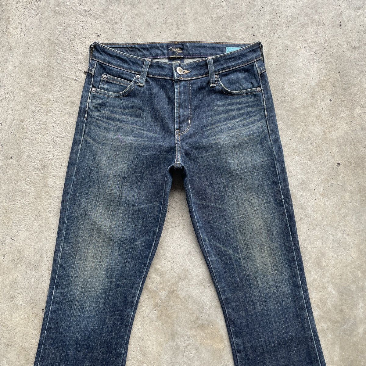 Japanese Brand Vintage Vienus Jean Something Denim Pants FLARE W28x29 Size US 28 / EU 44 - 3 Thumbnail
