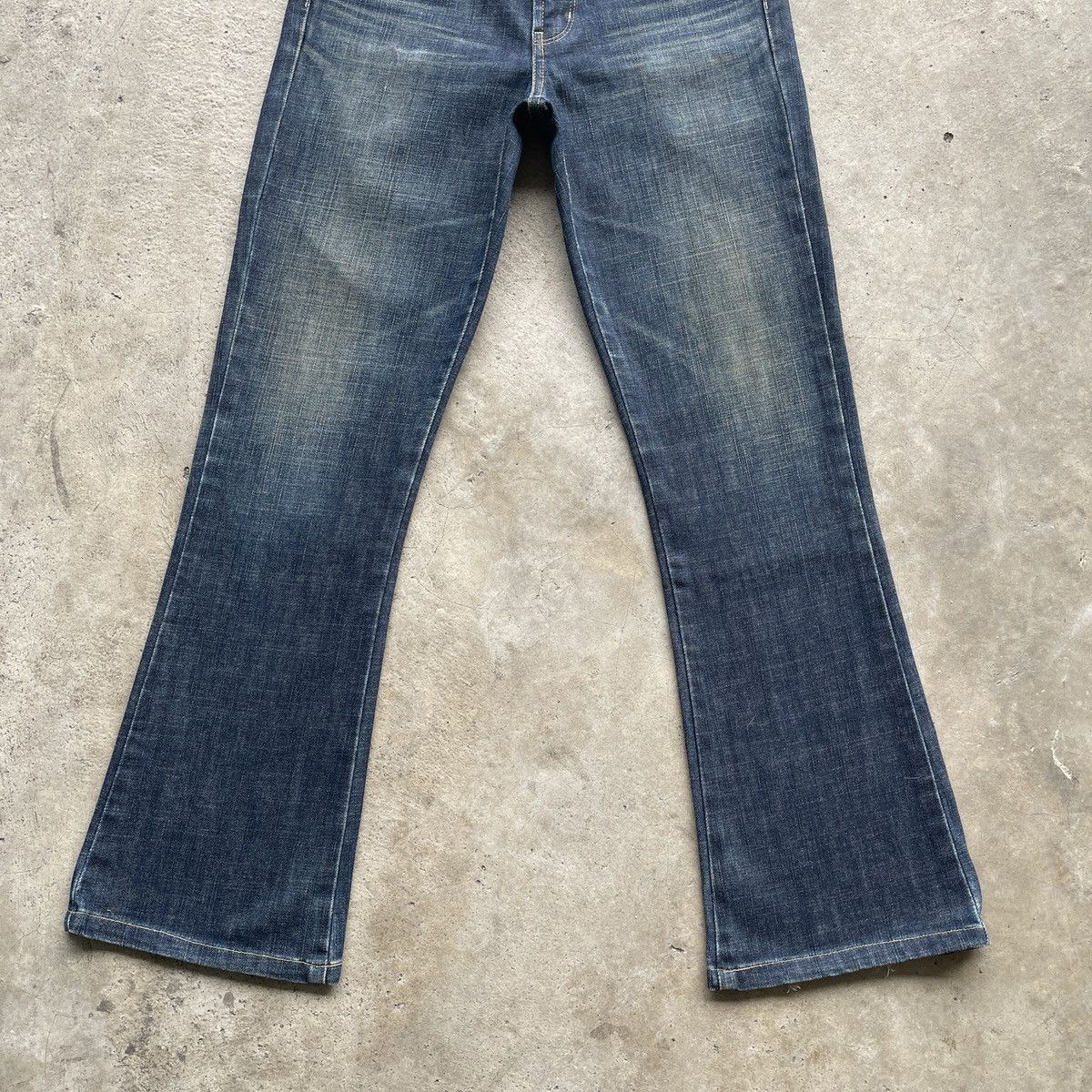 Japanese Brand Vintage Vienus Jean Something Denim Pants FLARE W28x29 Size US 28 / EU 44 - 4 Thumbnail
