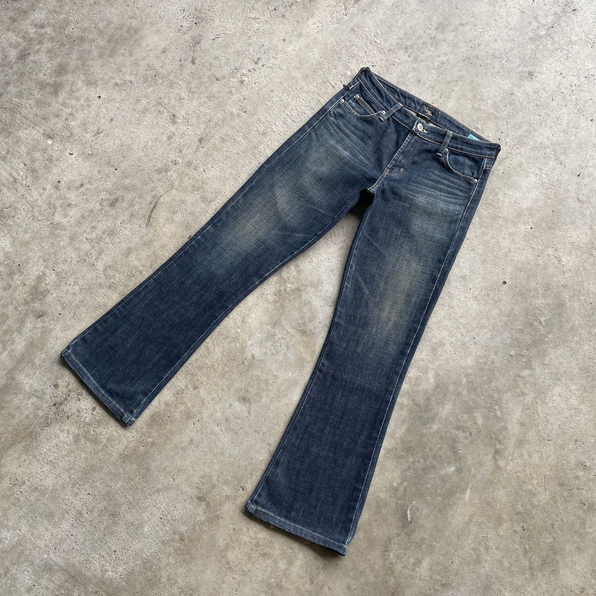 Japanese Brand Vintage Vienus Jean Something Denim Pants FLARE W28x29 Size US 28 / EU 44 - 2 Thumbnail