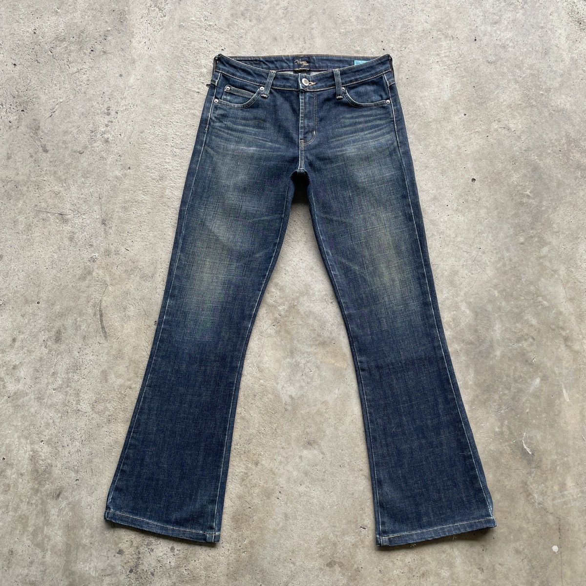 Japanese Brand Vintage Vienus Jean Something Denim Pants FLARE W28x29 Size US 28 / EU 44 - 1 Thumbnail