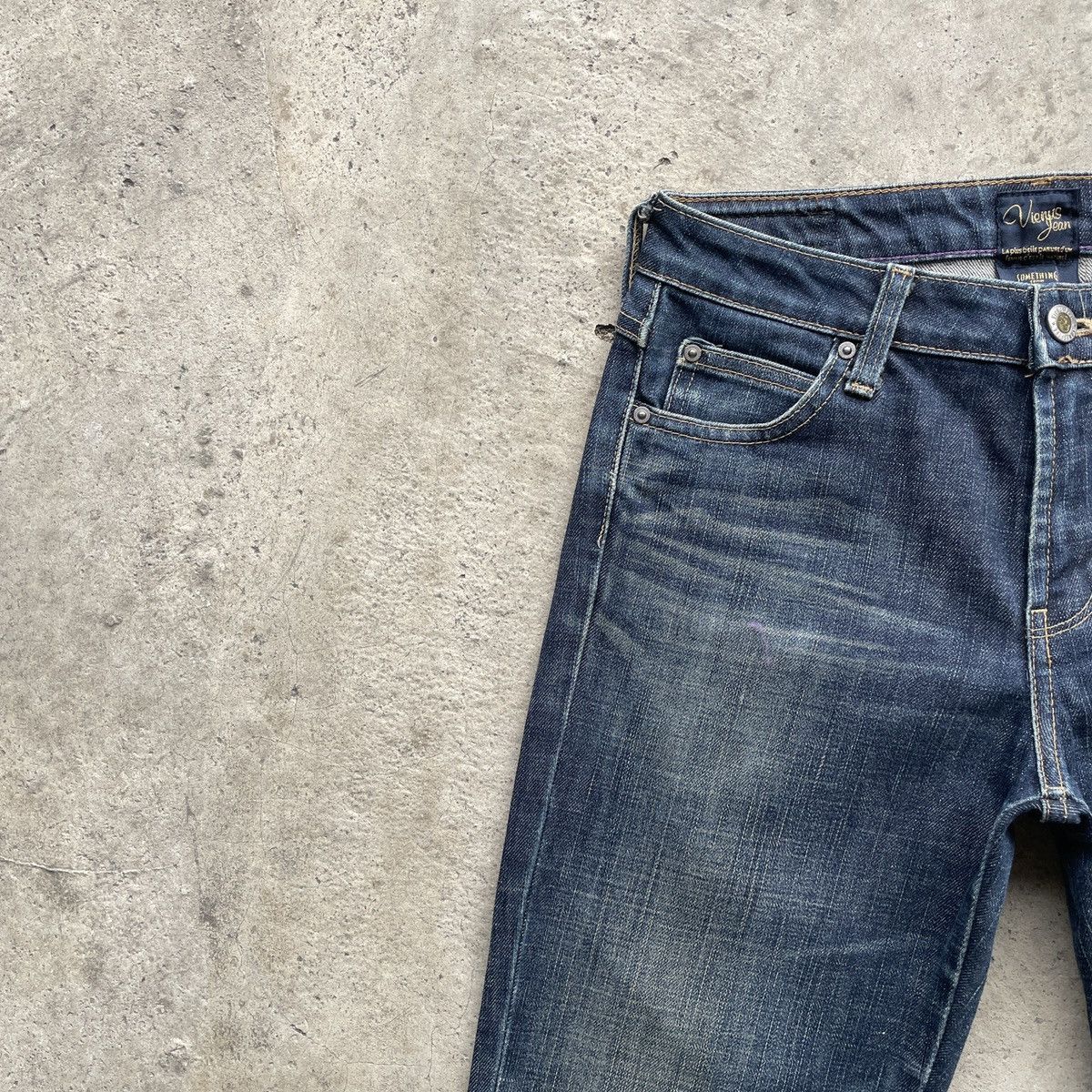 Japanese Brand Vintage Vienus Jean Something Denim Pants FLARE W28x29 Size US 28 / EU 44 - 5 Thumbnail