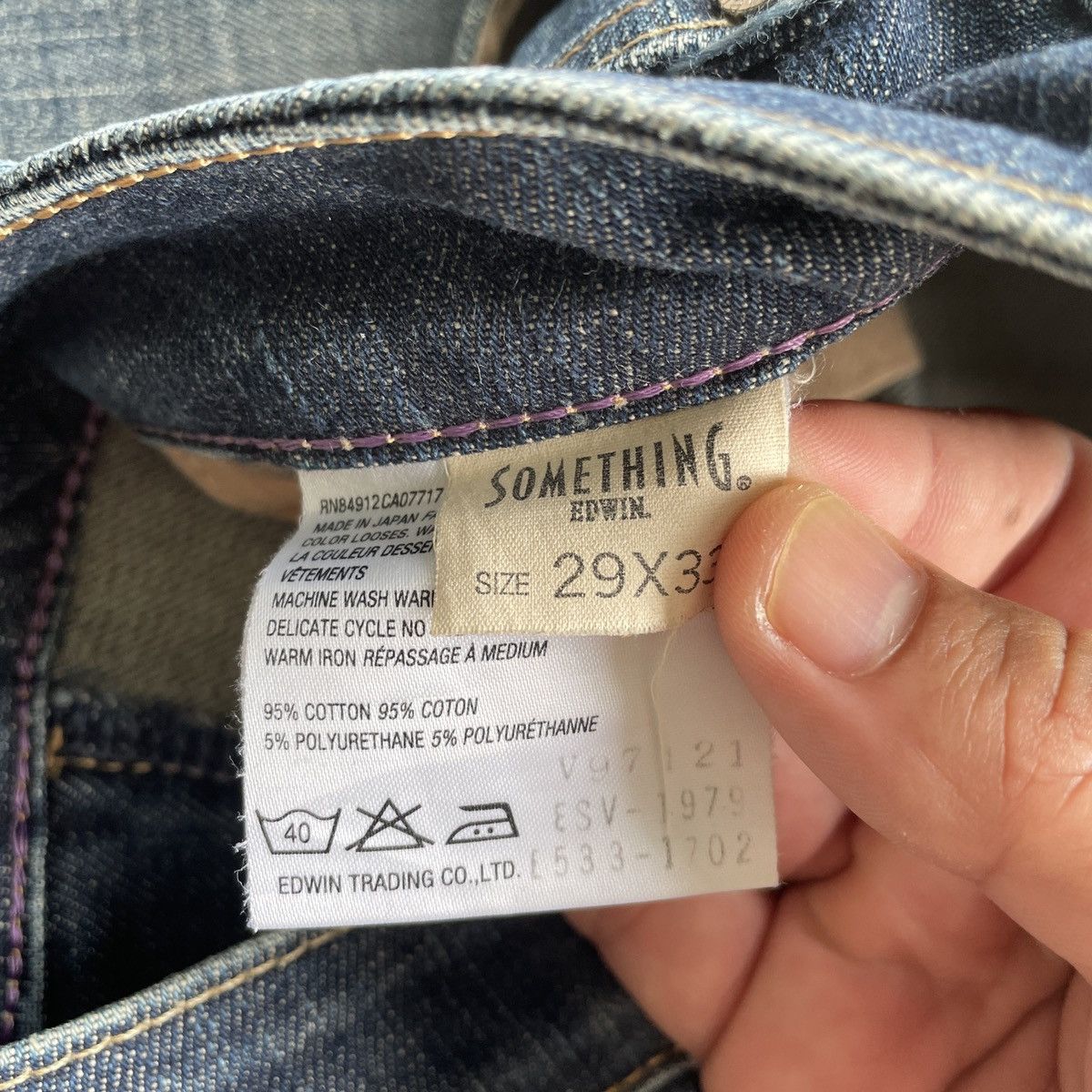 Japanese Brand Vintage Vienus Jean Something Denim Pants FLARE W28x29 Size US 28 / EU 44 - 9 Thumbnail