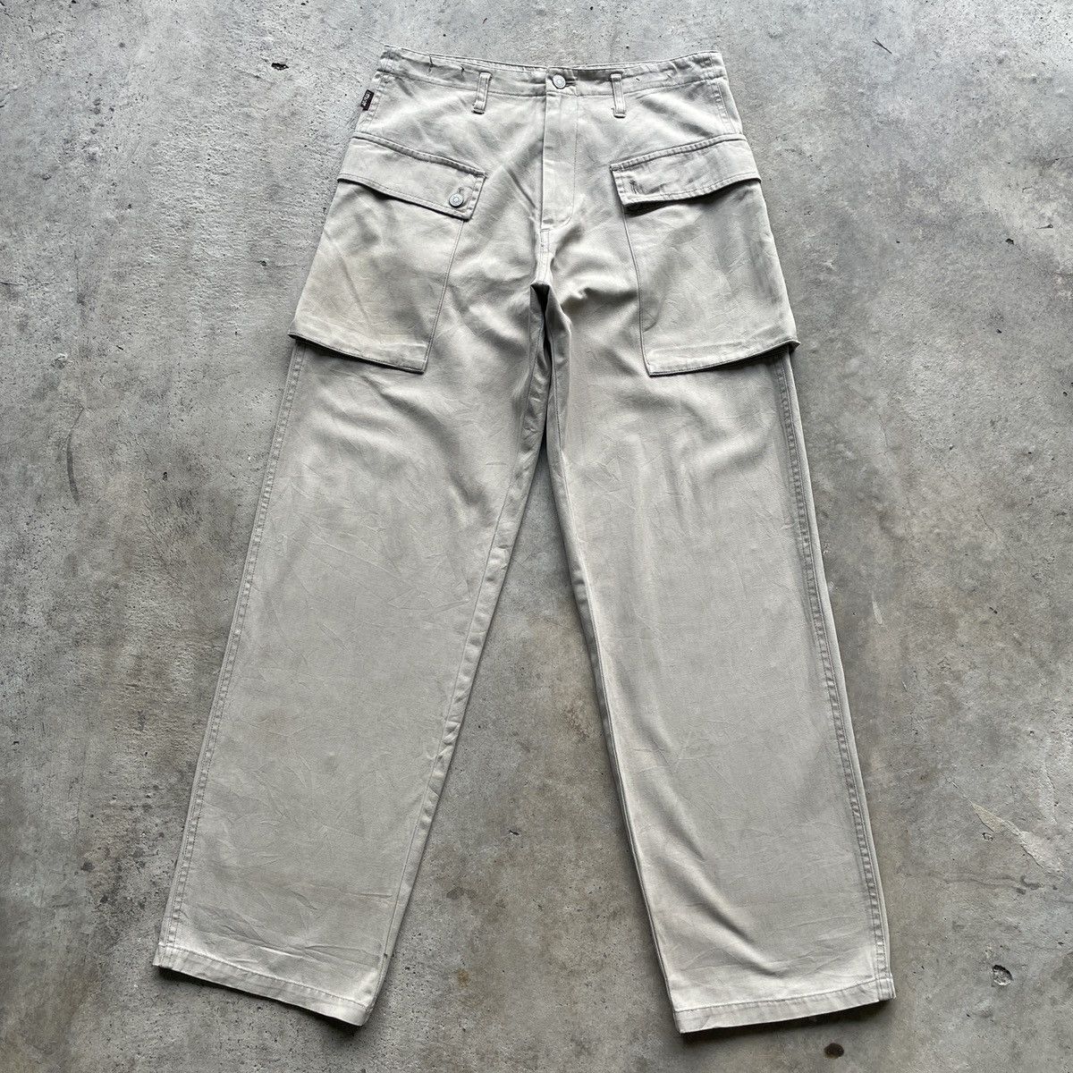 Japanese Brand Vintage Estacot Faded Monkey Trousers Pants W31x32 Size US 31 - 2 Thumbnail