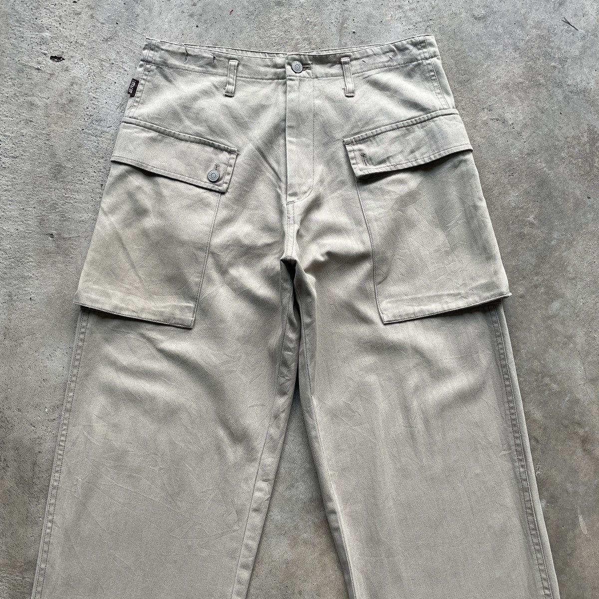 Japanese Brand Vintage Estacot Faded Monkey Trousers Pants W31x32 Size US 31 - 3 Thumbnail