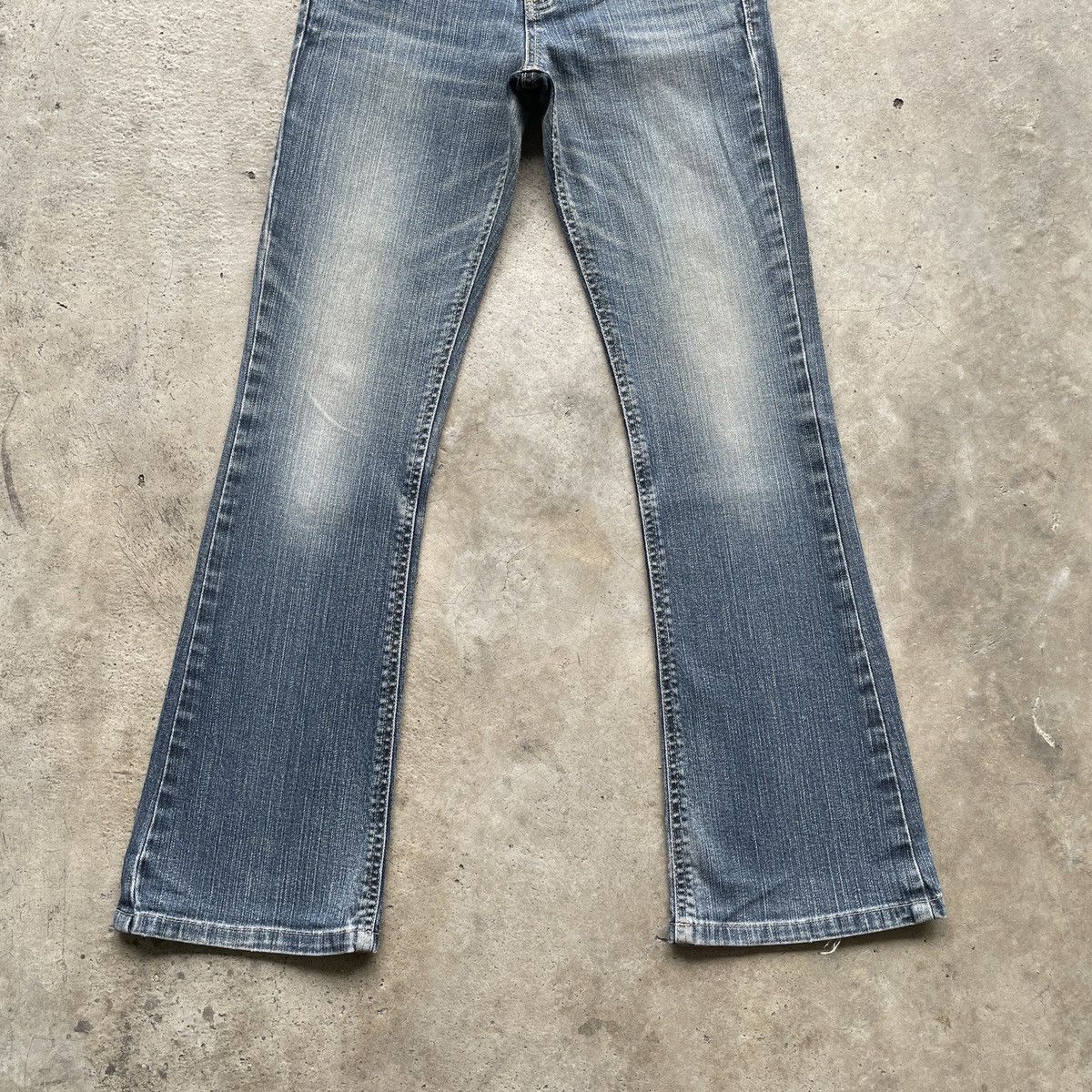 Edwin W26🔥 Vintage Something Edwin Faded FLARE Denim Jeans Pants Size US 26 / EU 42 - 4 Thumbnail