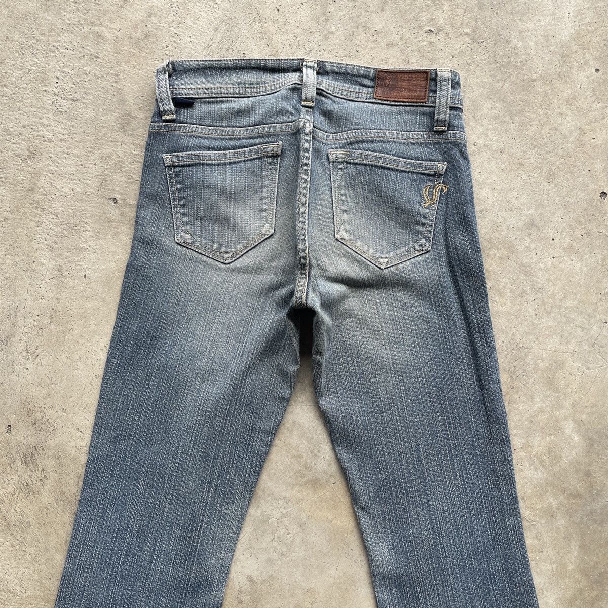 Edwin W26🔥 Vintage Something Edwin Faded FLARE Denim Jeans Pants Size US 26 / EU 42 - 11 Thumbnail