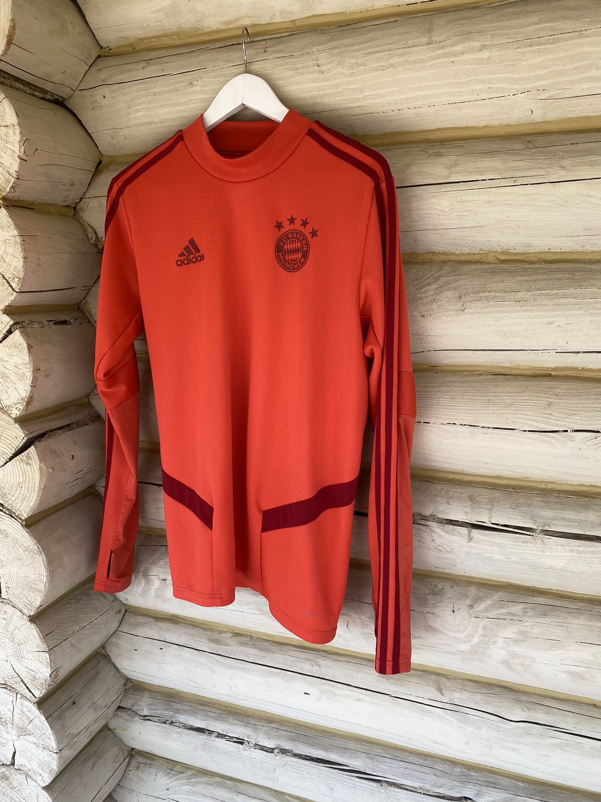 Adidas 2019 Adidas Bayern Munchen longsleeve red jersey Size US M / EU 48-50 / 2 - 2 Thumbnail
