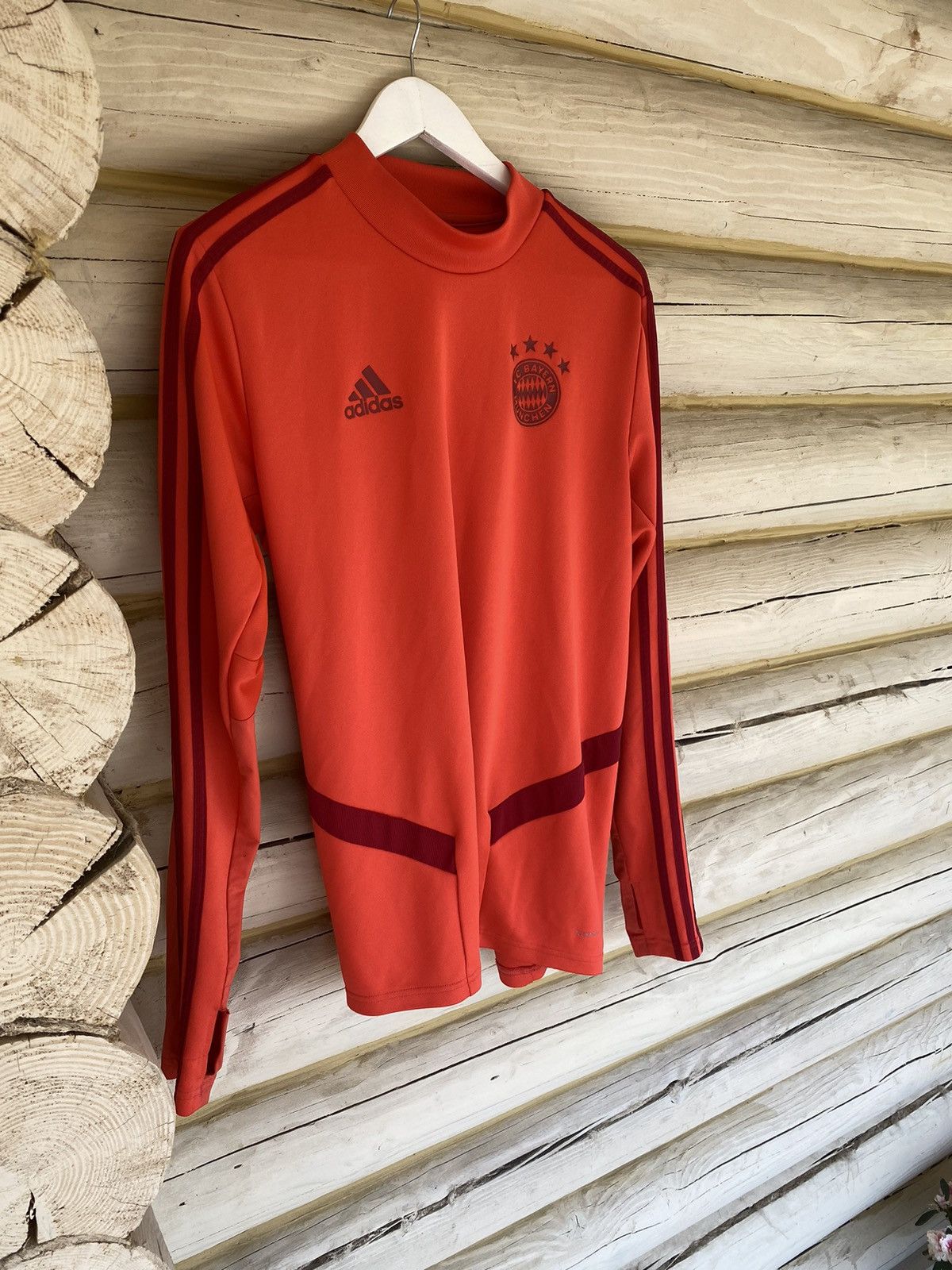 Adidas 2019 Adidas Bayern Munchen longsleeve red jersey Size US M / EU 48-50 / 2 - 3 Thumbnail