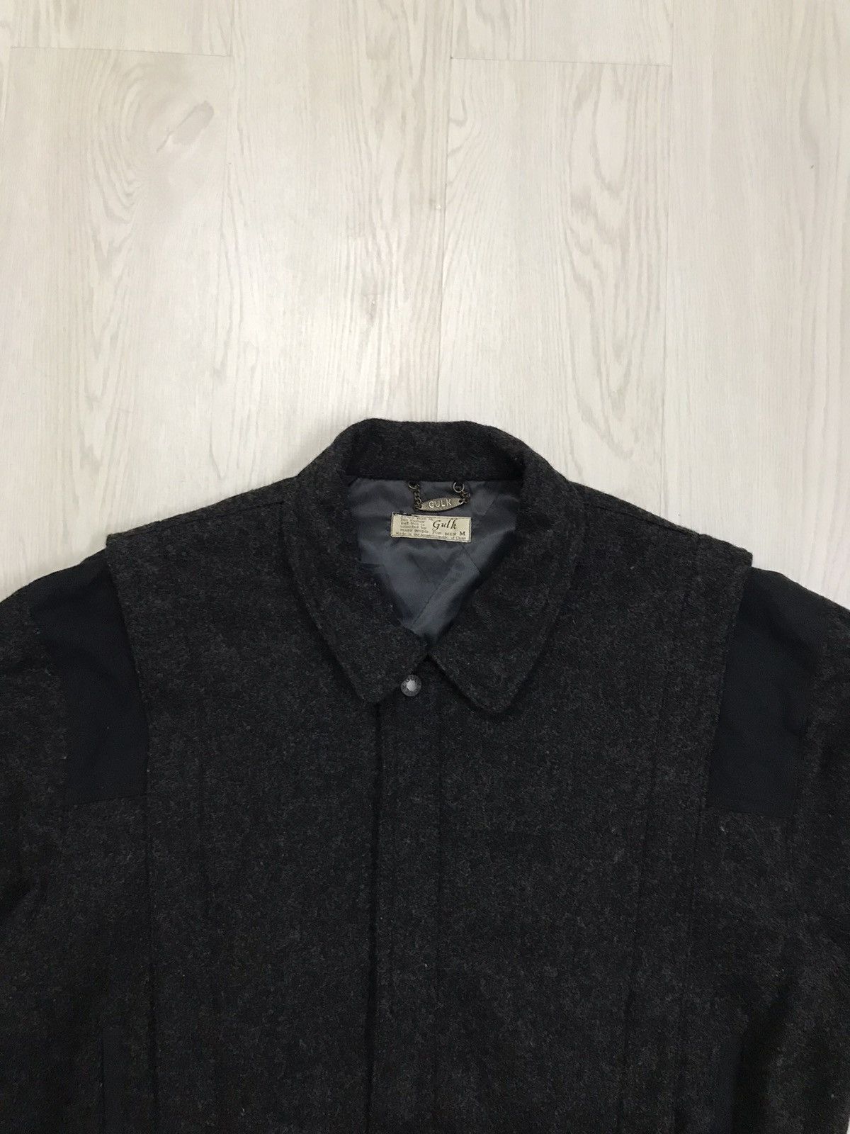 Vintage Vintage Gulk Homme Italy Wool Bomber Jacket Size US M / EU 48-50 / 2 - 4 Thumbnail