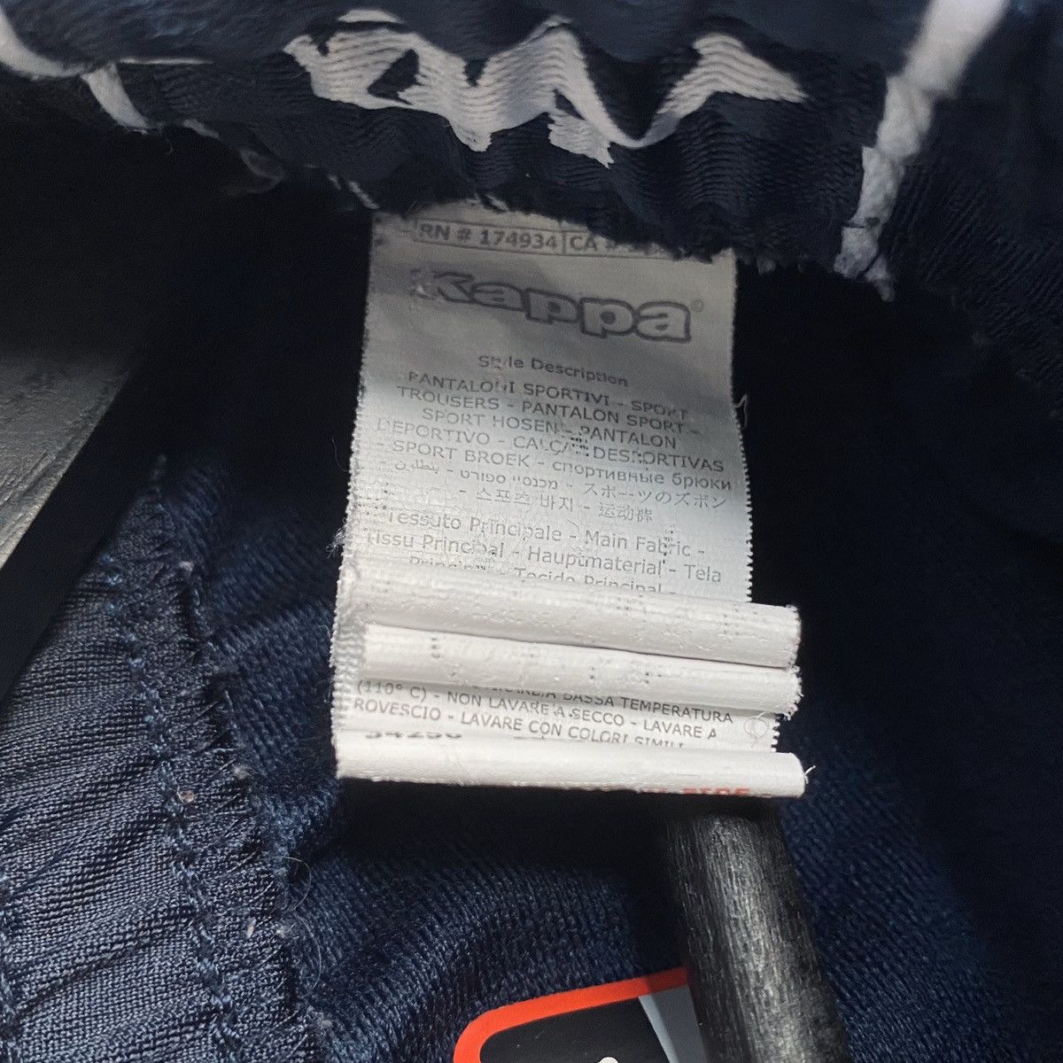 Kappa Kappa Banda 222 Blue Sports Like Vintage Pants Joggers Size US 34 / EU 50 - 5 Thumbnail
