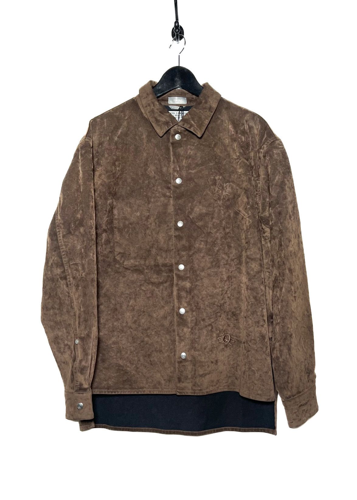 Dior Dior x Cactus Jack Brown Crush Velvet Shirt Size US L / EU 52-54 / 3 - 2 Thumbnail