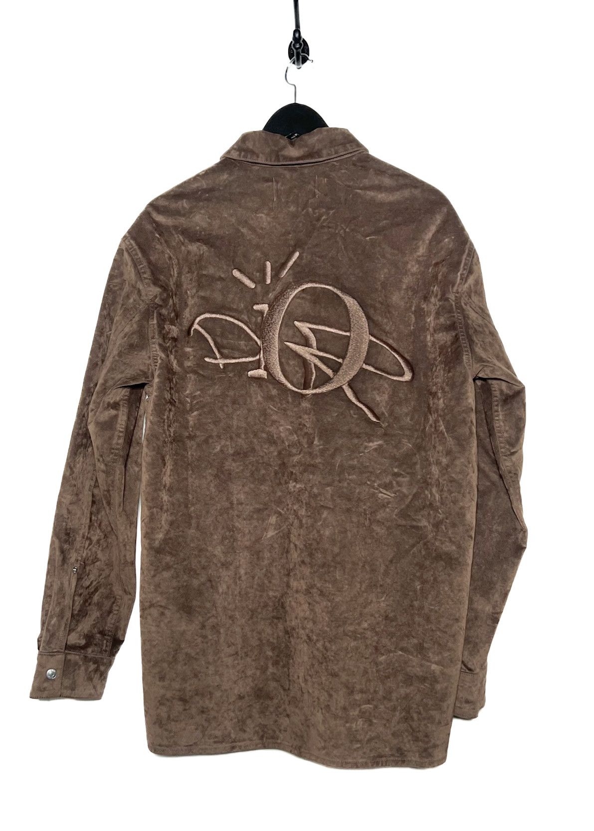 Dior Dior x Cactus Jack Brown Crush Velvet Shirt Size US L / EU 52-54 / 3 - 1 Thumbnail