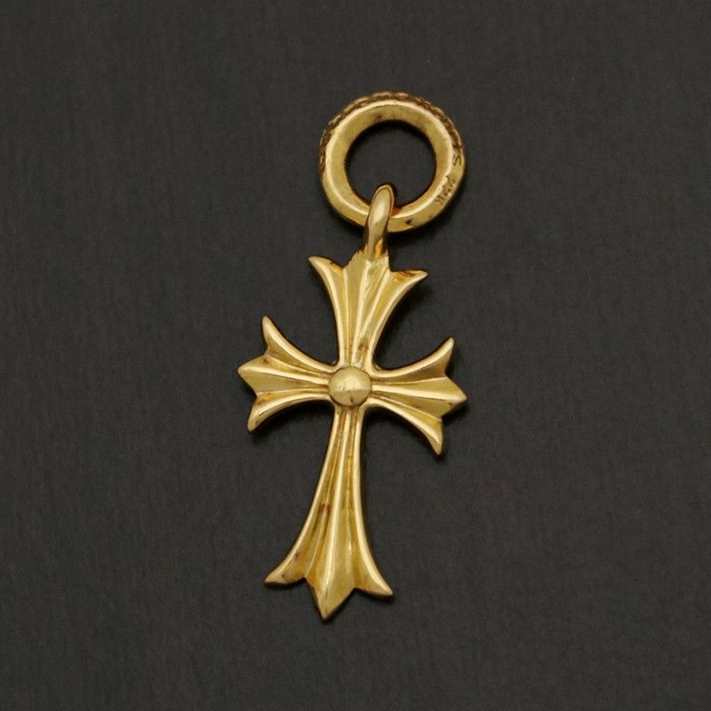 image of Chrome Hearts Gold Cross Charm, Men's