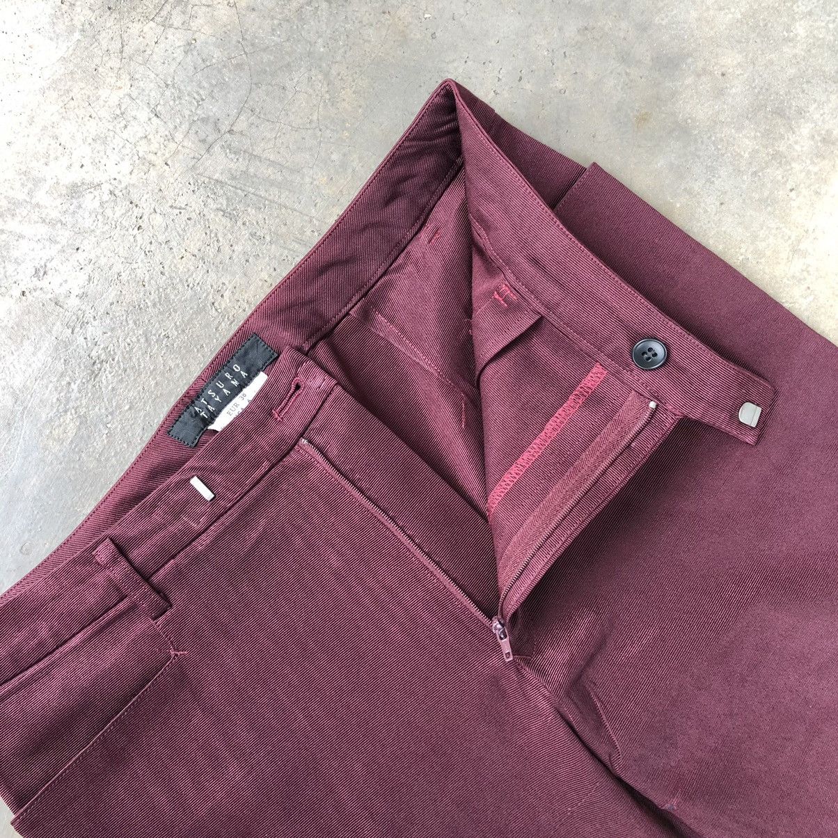 ATSURO TAYAMA × Designer × Japanese Brand 🔥Rare🔥Atsuro Tayama Boot Cut Flared Acetate Women Pants Size 28" / US 6 / IT 42 - 8 Thumbnail