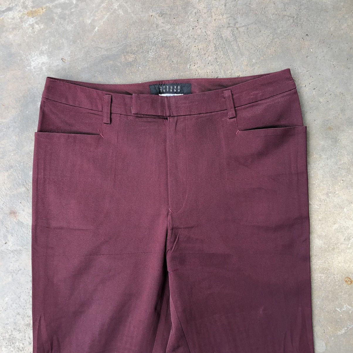ATSURO TAYAMA × Designer × Japanese Brand 🔥Rare🔥Atsuro Tayama Boot Cut Flared Acetate Women Pants Size 28" / US 6 / IT 42 - 2 Thumbnail