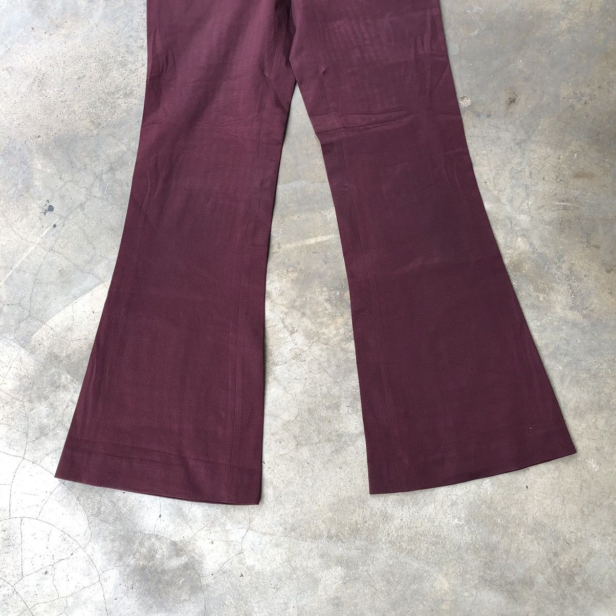 ATSURO TAYAMA × Designer × Japanese Brand 🔥Rare🔥Atsuro Tayama Boot Cut Flared Acetate Women Pants Size 28" / US 6 / IT 42 - 4 Thumbnail