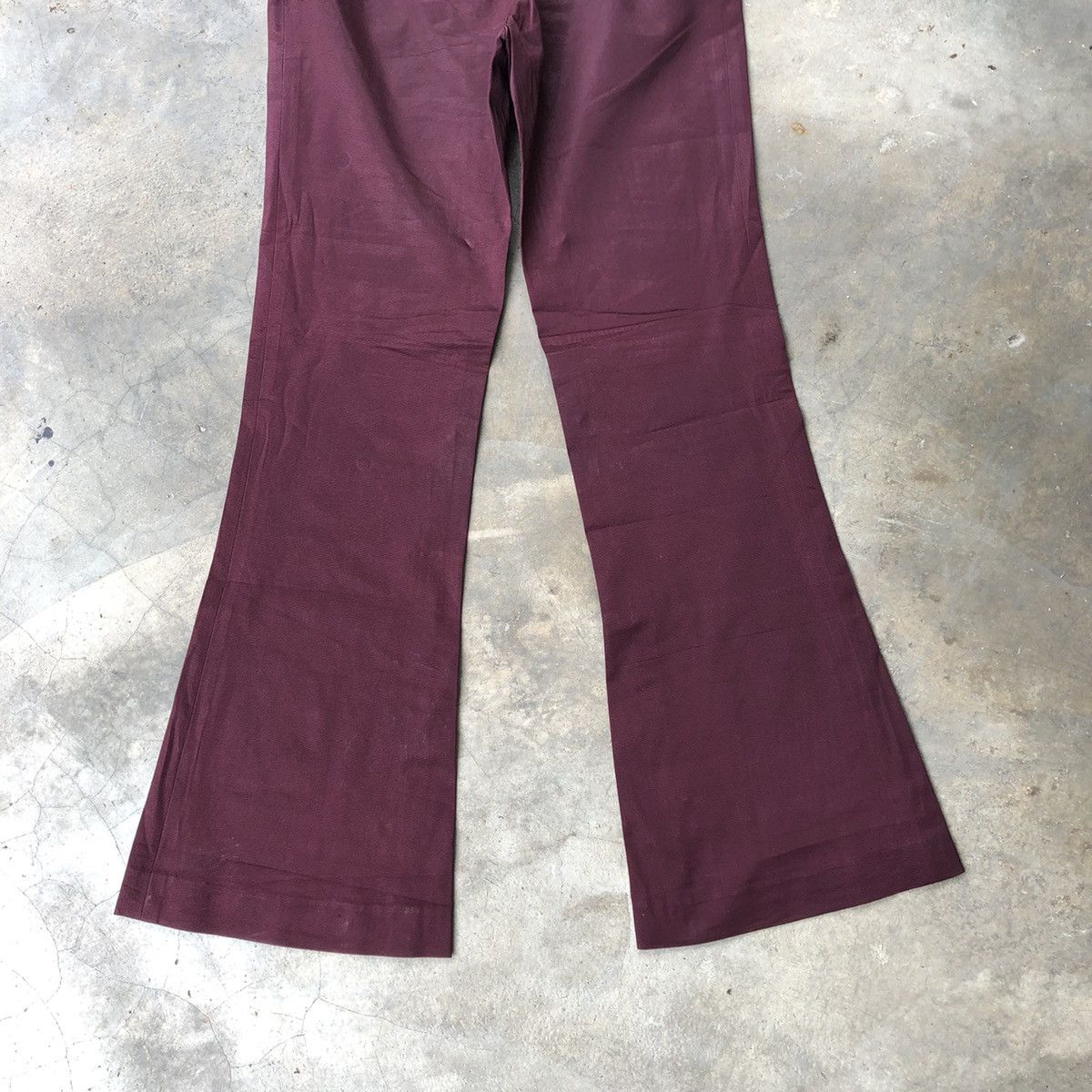 ATSURO TAYAMA × Designer × Japanese Brand 🔥Rare🔥Atsuro Tayama Boot Cut Flared Acetate Women Pants Size 28" / US 6 / IT 42 - 6 Thumbnail