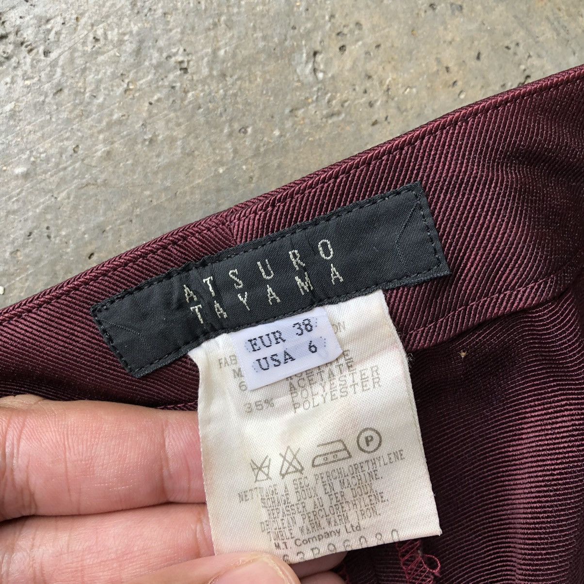 ATSURO TAYAMA × Designer × Japanese Brand 🔥Rare🔥Atsuro Tayama Boot Cut Flared Acetate Women Pants Size 28" / US 6 / IT 42 - 10 Thumbnail