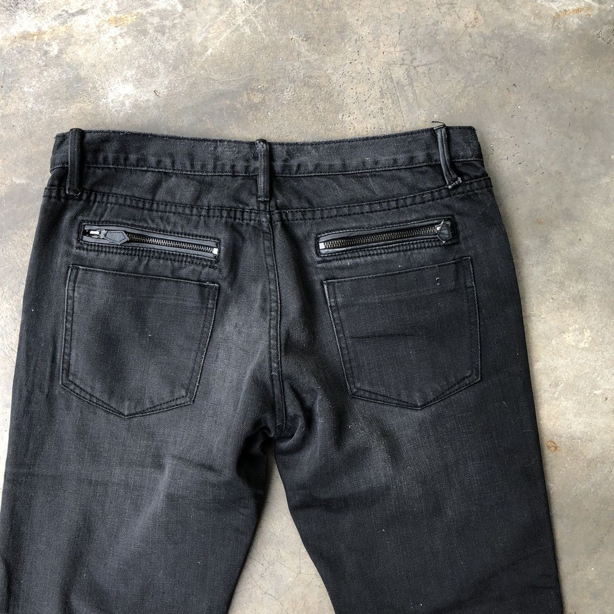 Burberry 🔥Rare🔥Burberry London Steadman Splash Black Denim Jeans Size US 34 / EU 50 - 6 Thumbnail