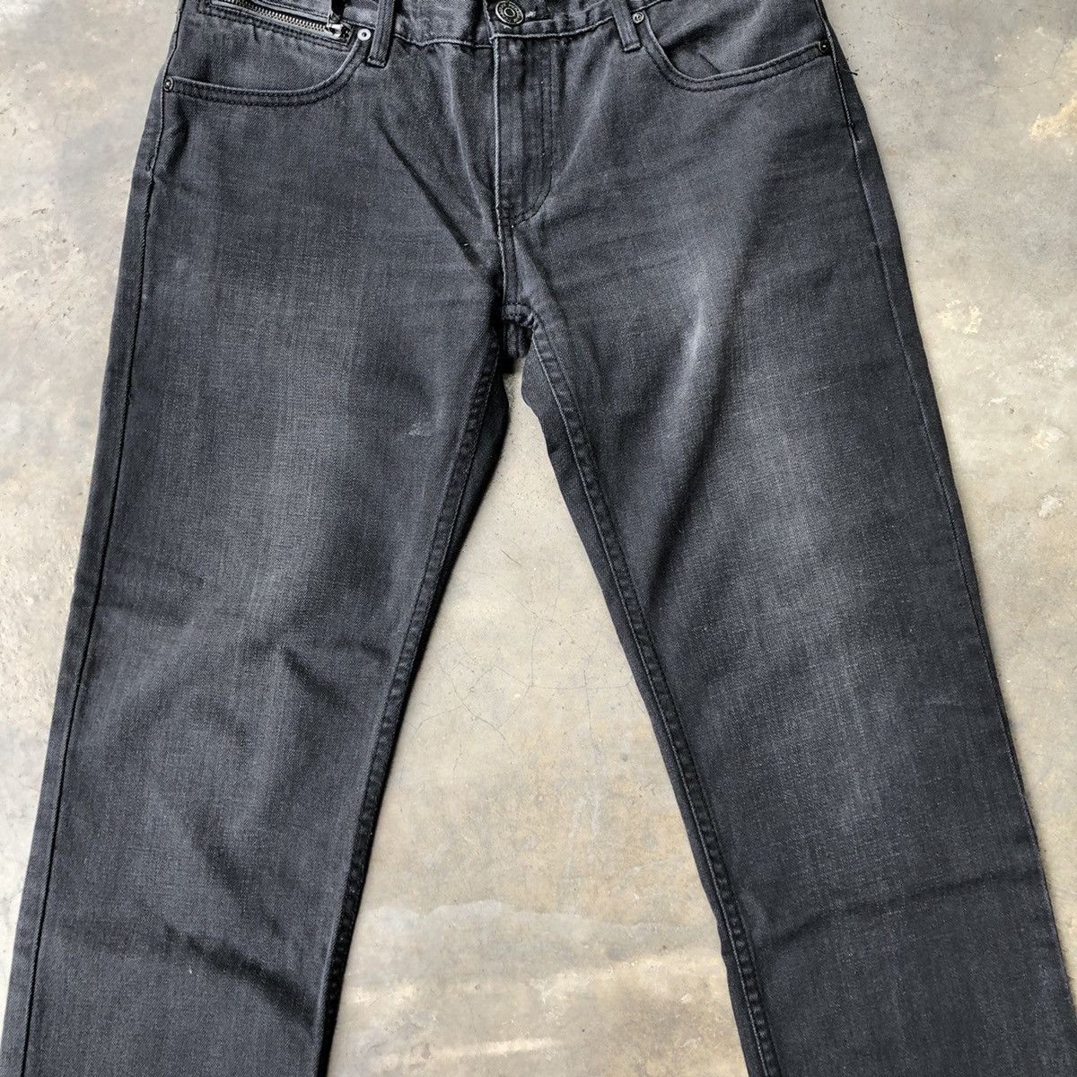 Burberry 🔥Rare🔥Burberry London Steadman Splash Black Denim Jeans Size US 34 / EU 50 - 3 Thumbnail