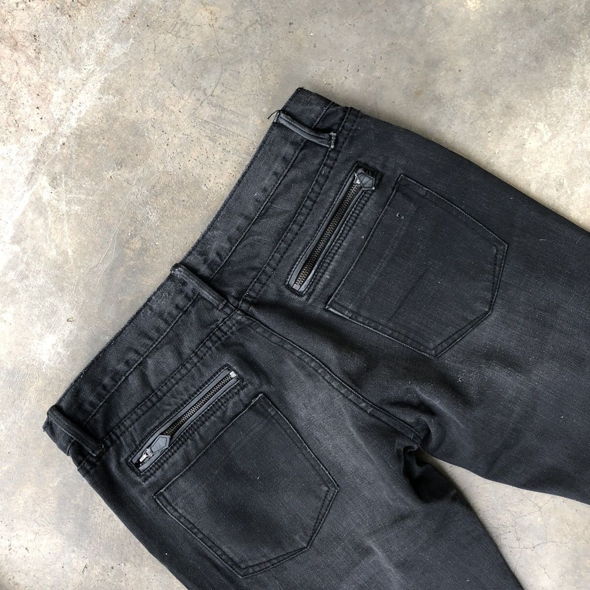 Burberry 🔥Rare🔥Burberry London Steadman Splash Black Denim Jeans Size US 34 / EU 50 - 8 Thumbnail