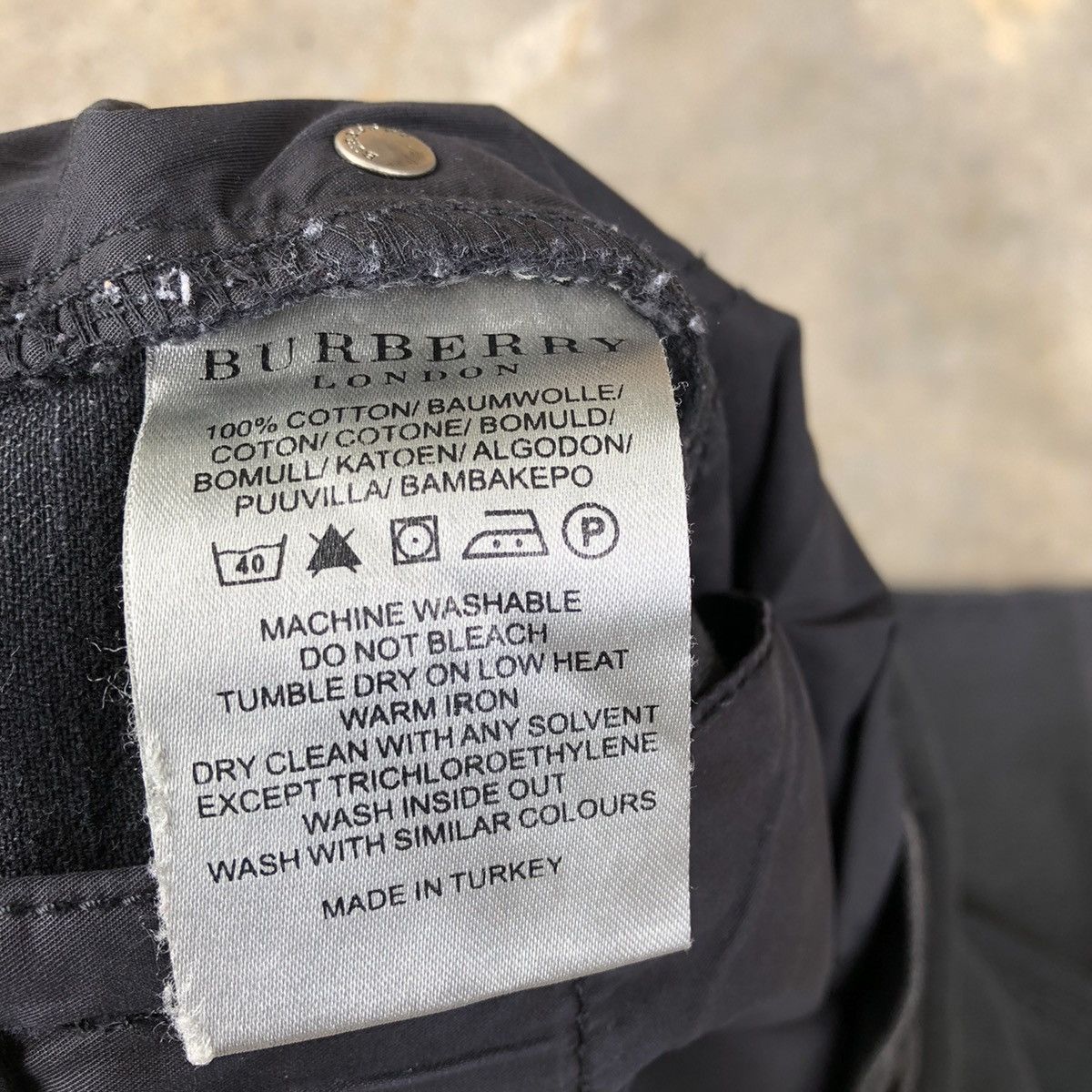 Burberry 🔥Rare🔥Burberry London Steadman Splash Black Denim Jeans Size US 34 / EU 50 - 13 Thumbnail