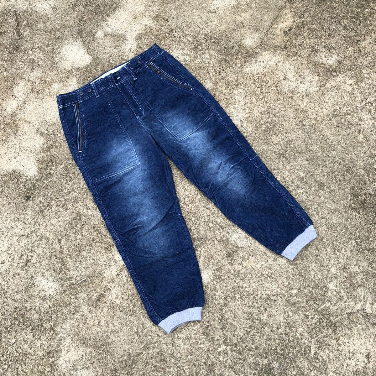Issey Miyake × Ne-Net × Tsumori Chisato 🔥Iconic🔥Issey Miyake Ne-Net Corduroy Cropped Designer Pants Size US 31 - 1 Thumbnail