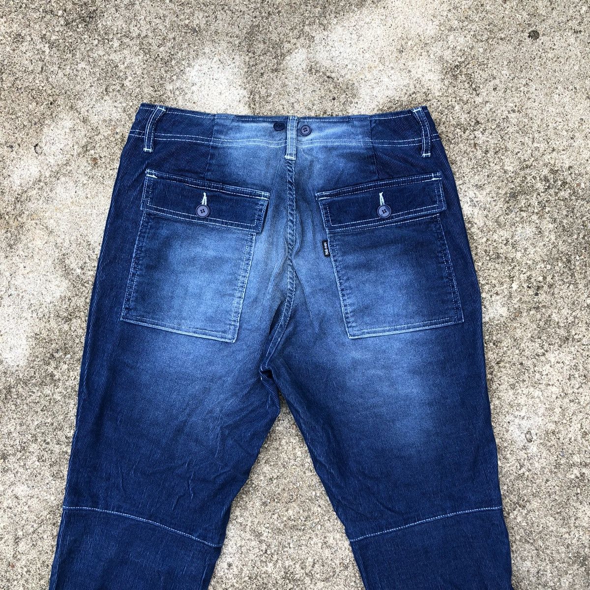 Issey Miyake × Ne-Net × Tsumori Chisato 🔥Iconic🔥Issey Miyake Ne-Net Corduroy Cropped Designer Pants Size US 31 - 10 Thumbnail