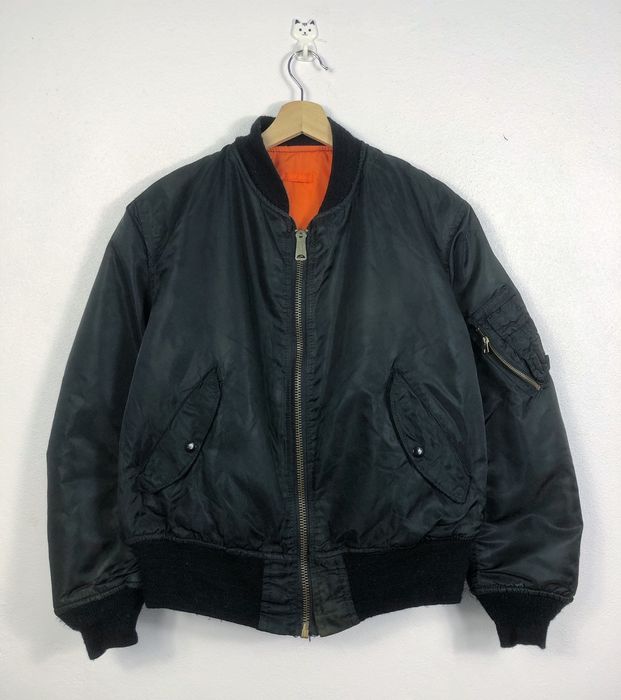 Vintage Rare Vintage Alpha Industries MA-1 Reversible Bomber