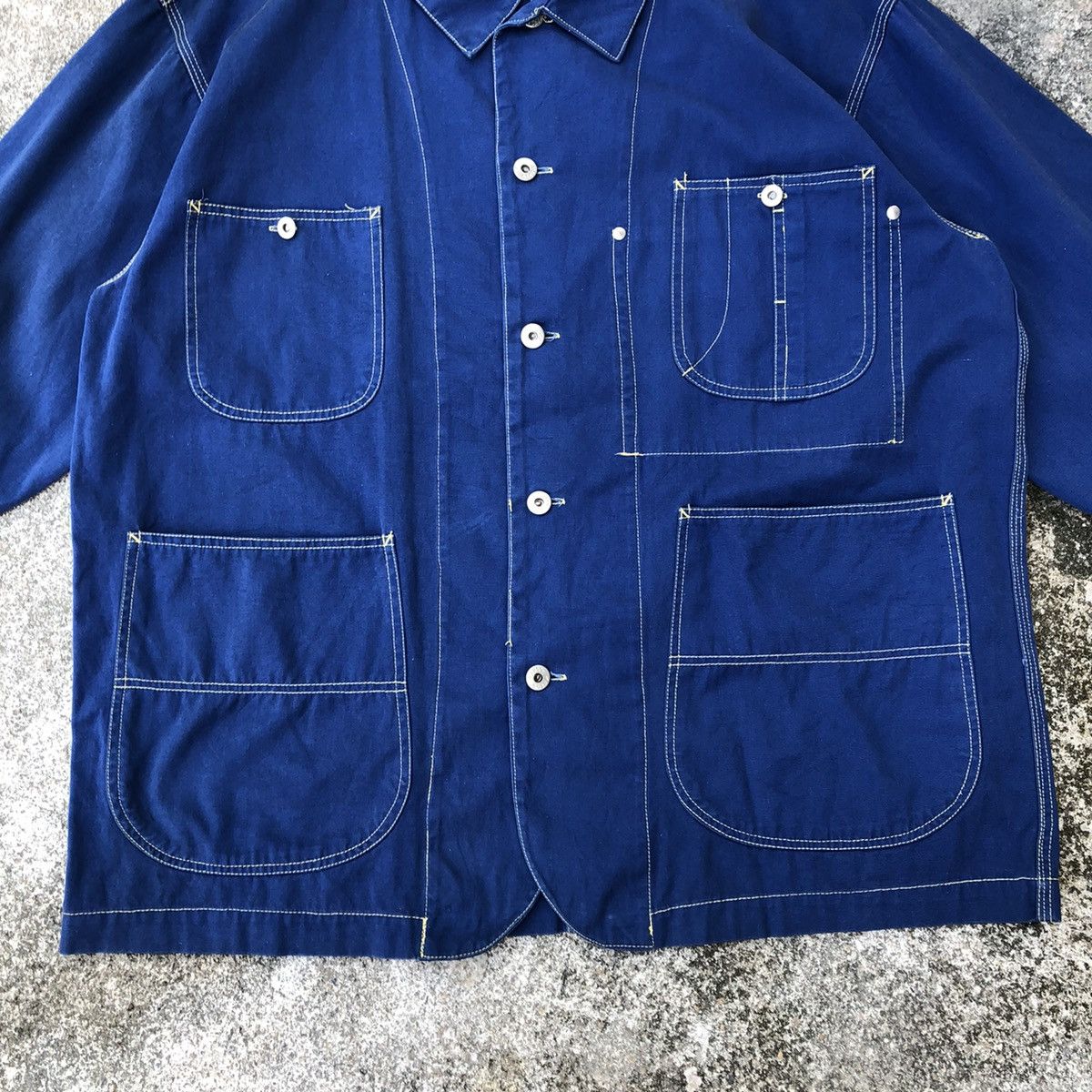 Designer × Japanese Brand 🔥Rare🔥Burgh Scott Comme Des Garcons Styles Chore Jacket Size US L / EU 52-54 / 3 - 3 Thumbnail