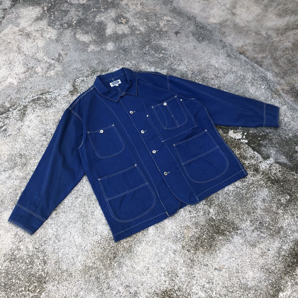 Designer × Japanese Brand 🔥Rare🔥Burgh Scott Comme Des Garcons Styles Chore Jacket Size US L / EU 52-54 / 3 - 1 Thumbnail