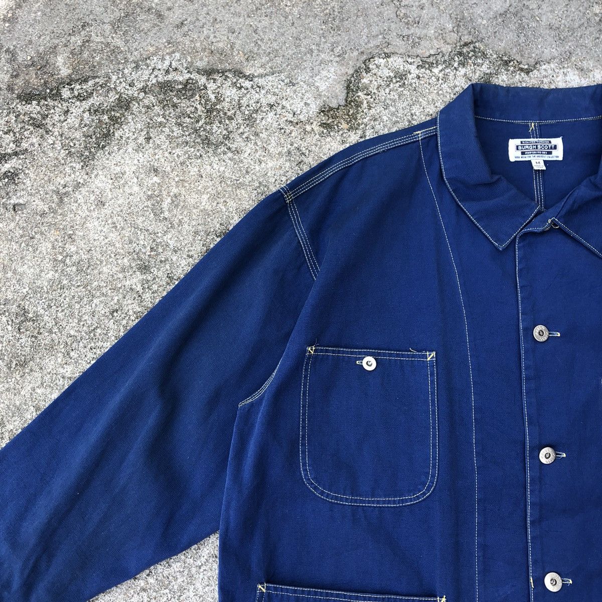 Designer × Japanese Brand 🔥Rare🔥Burgh Scott Comme Des Garcons Styles Chore Jacket Size US L / EU 52-54 / 3 - 7 Thumbnail