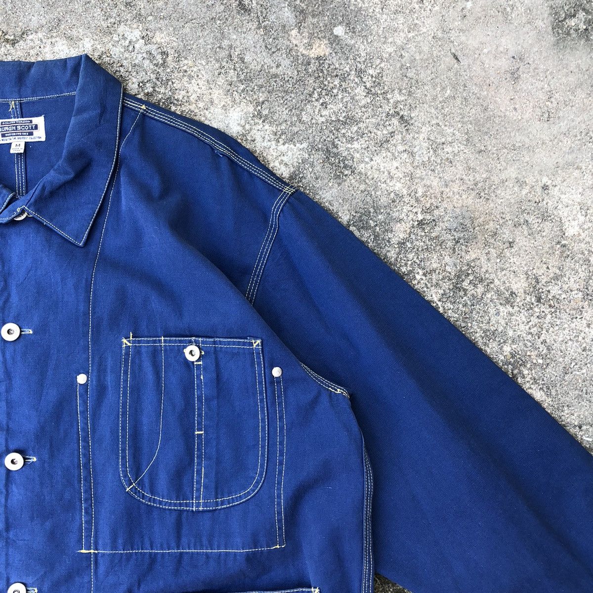 Designer × Japanese Brand 🔥Rare🔥Burgh Scott Comme Des Garcons Styles Chore Jacket Size US L / EU 52-54 / 3 - 5 Thumbnail