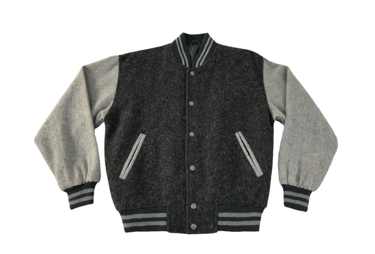Japanese Brand Vintage Varsity Jacket Wool Japanese Brand Snap Button Style Size US M / EU 48-50 / 2 - 1 Thumbnail