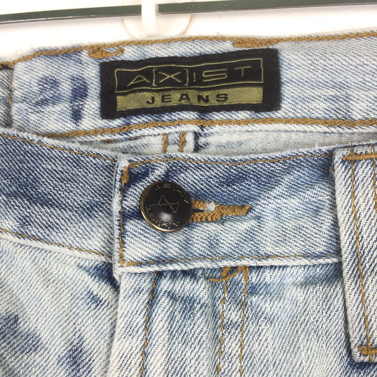 Axist × Japanese Brand Axist Tie Dye Baggy Jeans like dolce & gabbana design Size US 29 - 3 Thumbnail