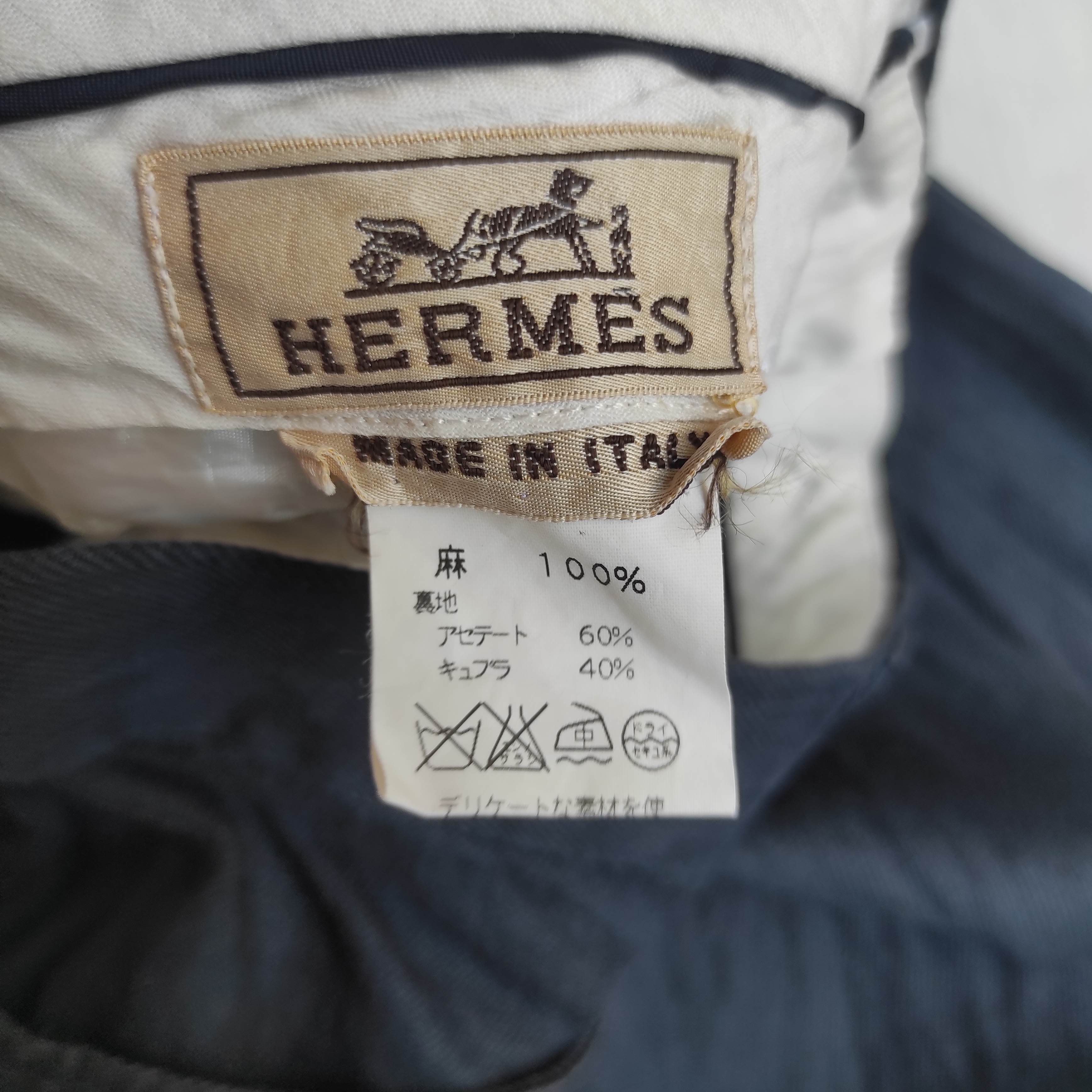 Hermes Vintage Hermes Linen pants Size US 32 / EU 48 - 9 Thumbnail