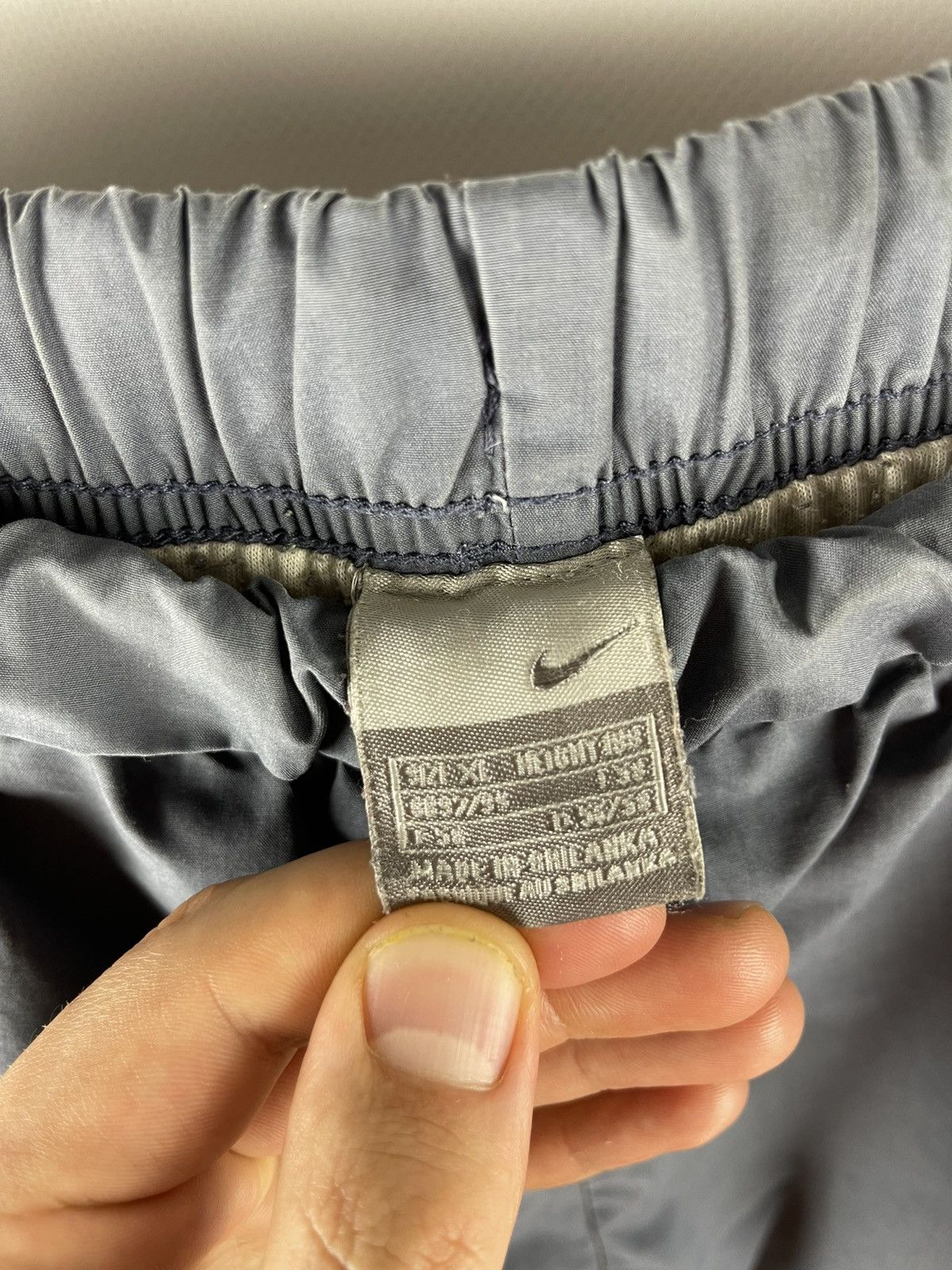 Nike Nike vintage y2k drill logo swoosh grey track pants Size US 36 / EU 52 - 8 Thumbnail