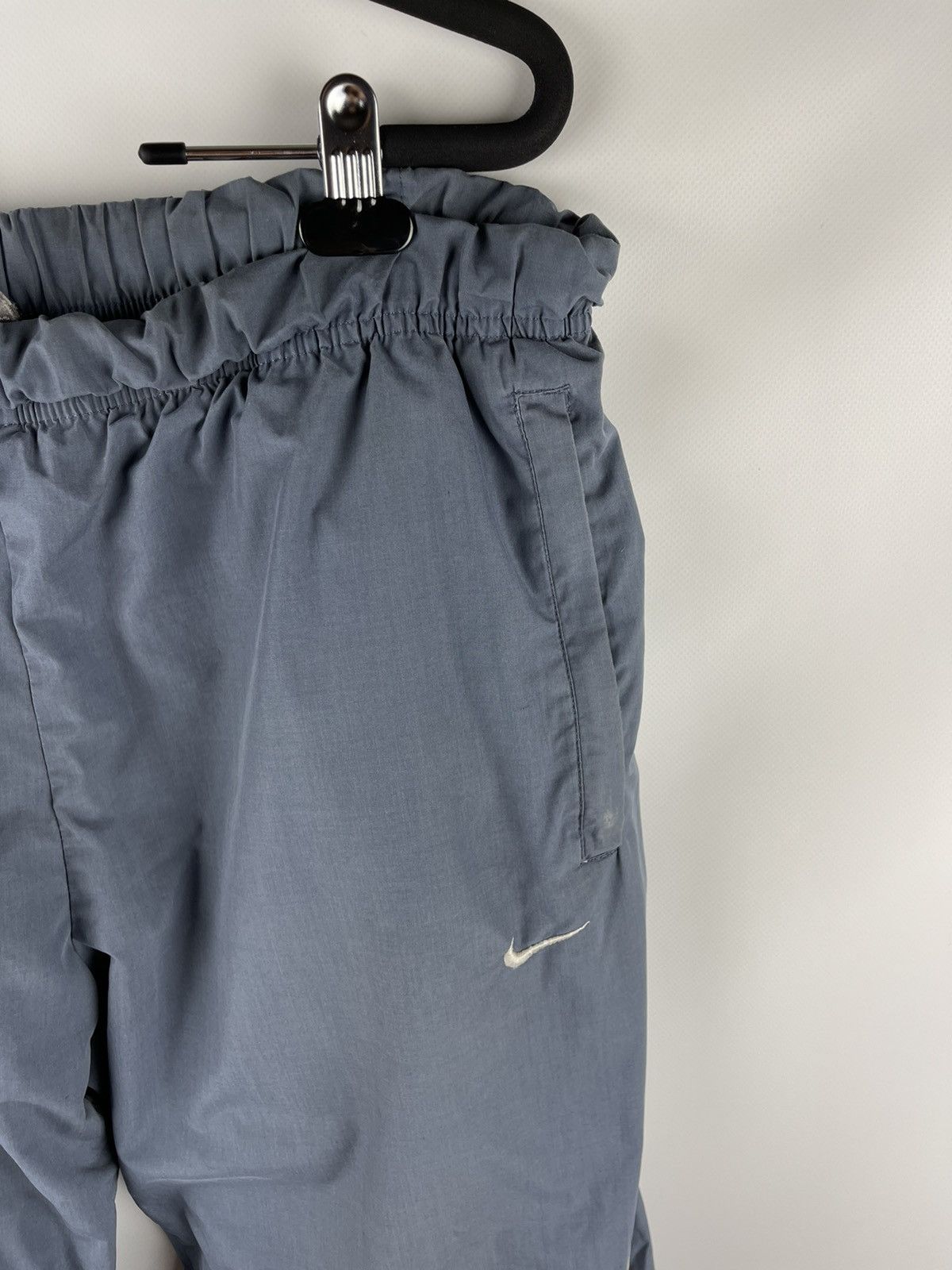 Nike Nike vintage y2k drill logo swoosh grey track pants Size US 36 / EU 52 - 4 Thumbnail