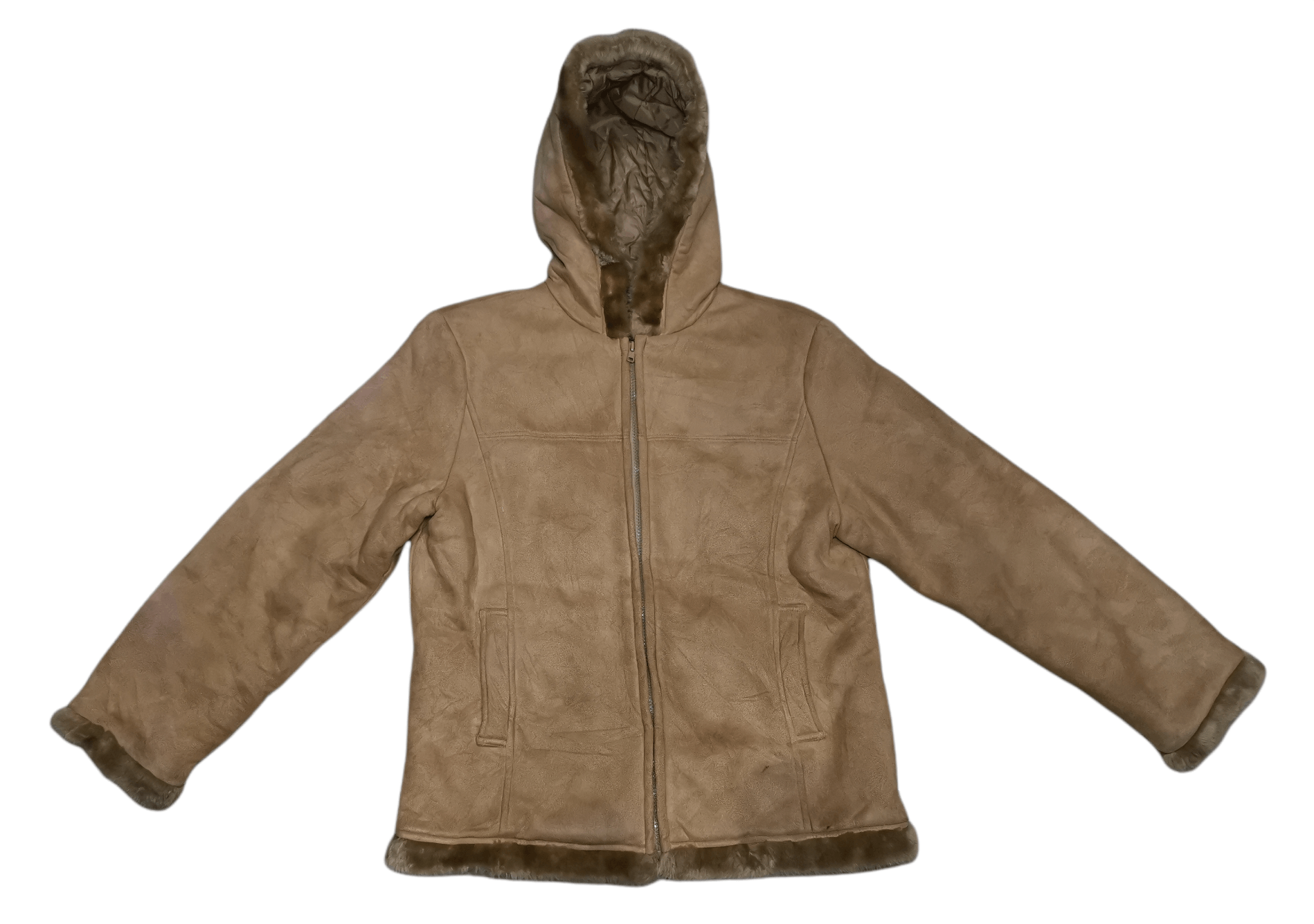 Other Marin Denfant Fur Trim Zippered Jacket Size US L / EU 52-54 / 3 - 1 Thumbnail