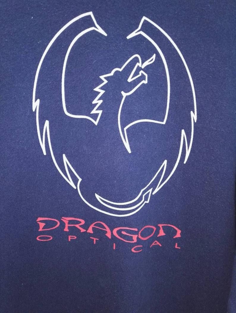 Dragonfly Vintage🔥 Sweatshirt DRAGON OPTICAL Big Logo (ss326) Size US M / EU 48-50 / 2 - 2 Thumbnail